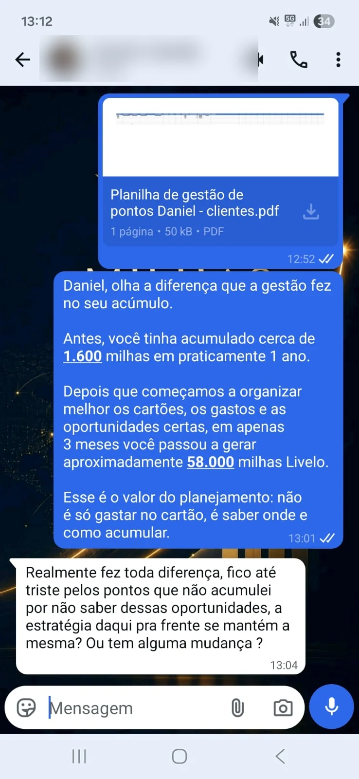 Controle de emissões e economia estimada da Gestão Estratégica de Milhas.